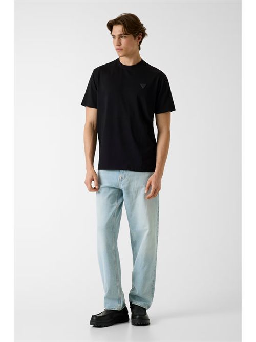 T-shirt in misto modal GUESS | M6GI21K3053/JBLK